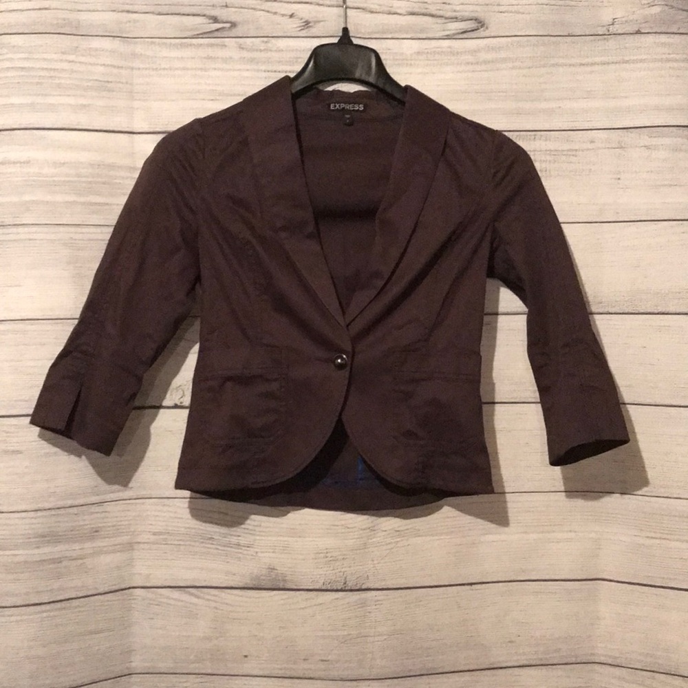 Express 3 Quarter Sleeve Blazer